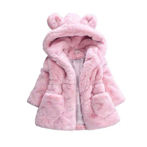 Thickness Long Sleeve Baby Girls Clothes Warm Winter Hooded Girls Toddler Coats Child Baby Jackets