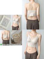 Premium Seamless Leopard Print Cross Back Padded Bra Top for Women - Image 4